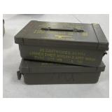 2 - Steel Ammo Cans