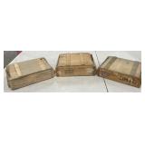 3 Wood Ammo Crates