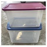 2 Totes with Lids