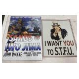 2 - Modern Metal Signs