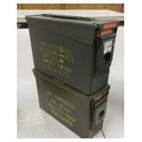 2 - .30 Cal Ammo Cans