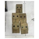 5 - Tan Canvas 1911 Mag Holders