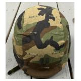US Helmet w/ Camo Cover