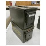 2 - .50 Cal Ammo Cans