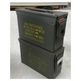 2 - .30 Cal Ammo Cans