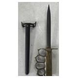 Early WWI? Brass Knuckle Fighting Knife