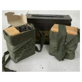 US Machine Gun Links & Ammo Can