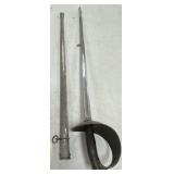 Spanish Patton Style Sword & Scabbard