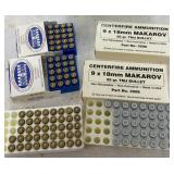168 rnds 9mm Makarov Ammo
