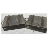 2 Wood Ammo Crates