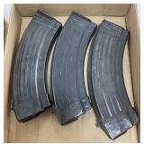 3 - Steel AK MAK90 Magazines