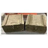 2 Wood Ammo Crates