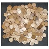 400 Nice Wheat Pennies from Estate Hoard