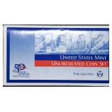 2002 Philadelphia 10-Coin Mint Set in Envelope