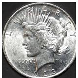 1923 Peace Silver Dollar Gem BU