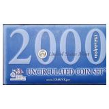 2000 Philadelphia 10-Coin Mint Set in Envelope
