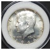1966 Kennedy 40% Silver Half Dollar Gem BU