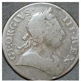 1772 Great Britain George III Halfpenny