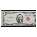 1953 $2 Red Seal Legal Tender Bank Note Nice