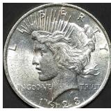 1923 Peace Silver Dollar Gem BU