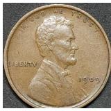 1909 Lincoln Wheat Cent, First Year Coin