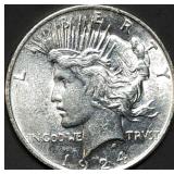 1924 Peace Silver Dollar BU