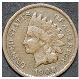 1908 Indian Head Cent