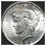 1922 Peace Silver Dollar Gem BU