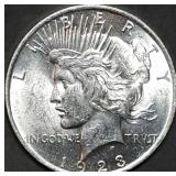 1923 Peace Silver Dollar Gem BU