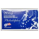 2005 Philadelphia 10-Coin Mint Set in Envelope