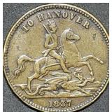 1837 Queen Victoria Merchant Token