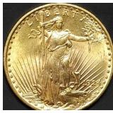1924 $20 St Gaudens Gold Double Eagle Gem BU