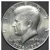 1976 Bicentennial Kennedy Half Dollar Gem BU