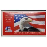 2003 Denver 10-Coin Mint Set in Envelope