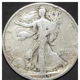 1935-S Walking Liberty Silver Half Dollar