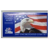 2003 Philadelphia 10-Coin Mint Set in Envelope