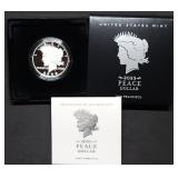 2023 Proof Peace Silver Dollar MIB
