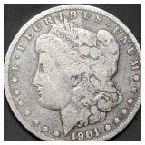 1901-O Morgan Silver Dollar