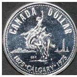 1975 Canada 50% Silver Dollar Commem. BU