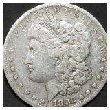 1882-S Morgan Silver Dollar