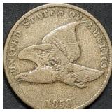 1858 Flying Eagle Cent, Nice!
