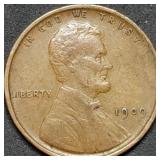 1909 VDB Lincoln Wheat Cent, First Year Coin