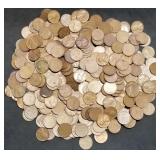 400 Nice Wheat Pennies from Estate Hoard