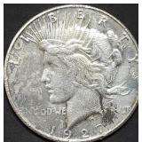 1927-S Peace Silver Dollar
