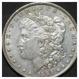1886 Morgan Silver Dollar