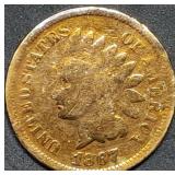 1867 Indian Head Cent