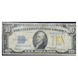 1934 A $10 North Africa Silver Certificate WW2