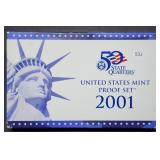 2001 US Mint Proof Set MIB