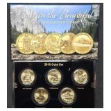 2010 America the Beautiful Quarter Set MIB Gold