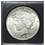 1928-S Peace Silver Dollar, Key Date, Nice